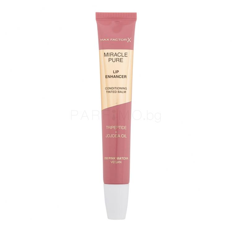 Max Factor Miracle Pure Lip Enhancer Балсам за устни за жени 12 ml Нюанс 050 Pink Matcha
