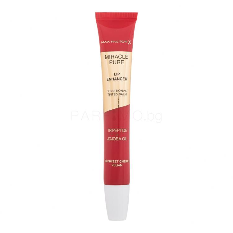 Max Factor Miracle Pure Lip Enhancer Балсам за устни за жени 12 ml Нюанс 030 Sweet Cherry