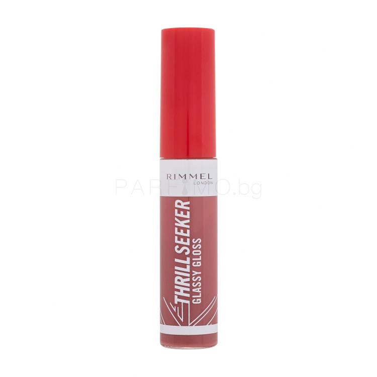 Rimmel London Thrill Seeker Glassy Gloss Блясък за устни за жени 10 ml Нюанс 700 Sprinkled Sugar