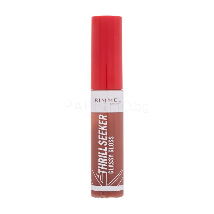 Rimmel London Thrill Seeker Glassy Gloss Блясък за устни за жени 10 ml Нюанс 650 Sweet Frosting
