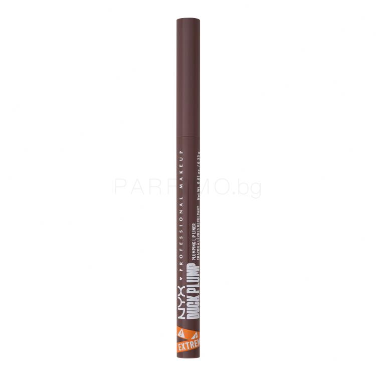 NYX Professional Makeup Duck Plump Plumping Lip Liner Молив за устни за жени 0,33 g Нюанс 11 Touch Up Taupe