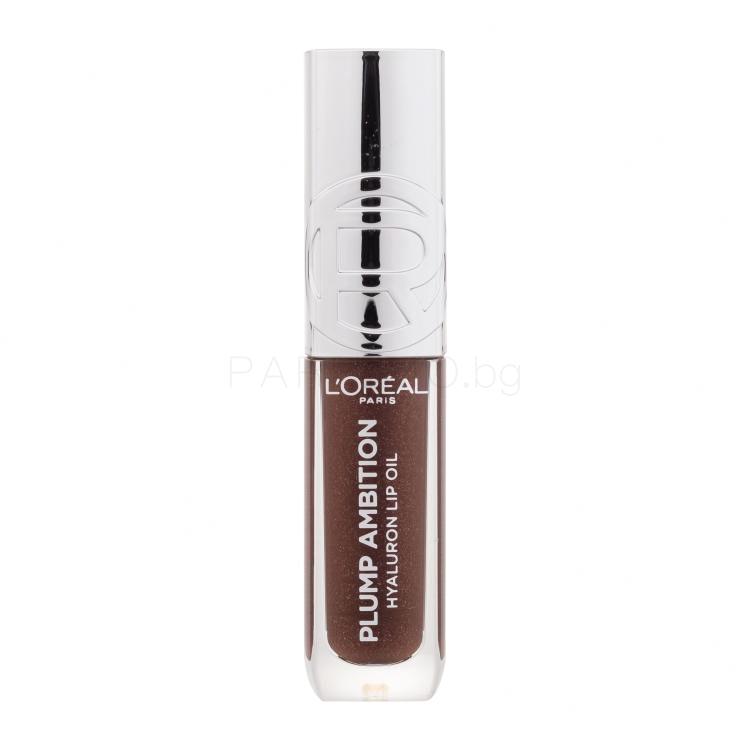 L&#039;Oréal Paris Plump Ambition Hyaluron Lip Oil Масло за устни за жени 5 ml Нюанс 510 La Nuit Sparkle