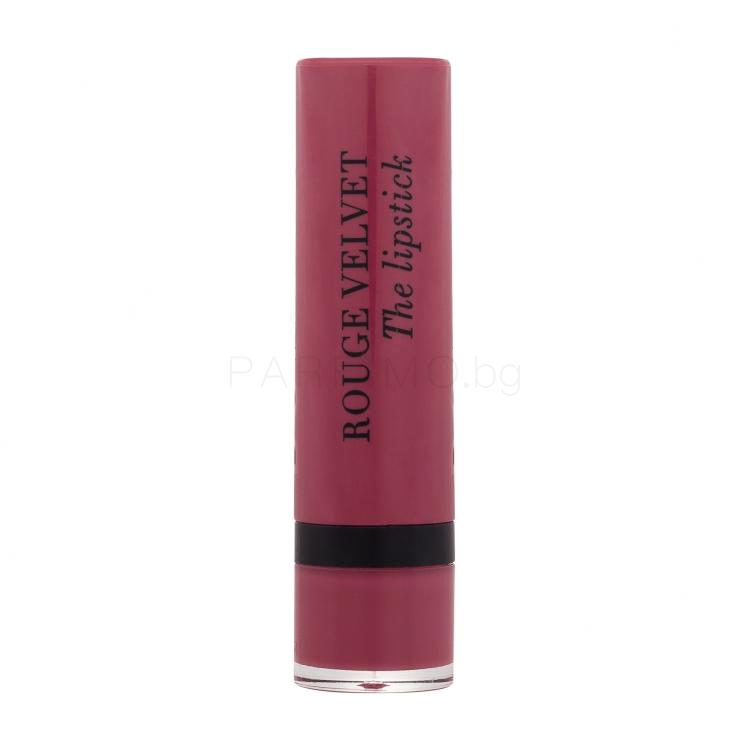 BOURJOIS Paris Rouge Velvet The Lipstick Червило за жени 2,4 g Нюанс 54 Cherry D’Amour