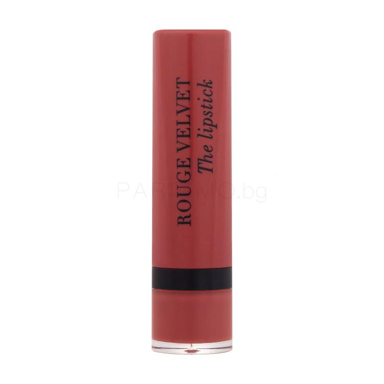 BOURJOIS Paris Rouge Velvet The Lipstick Червило за жени 2,4 g Нюанс 50 Rouge Tatin
