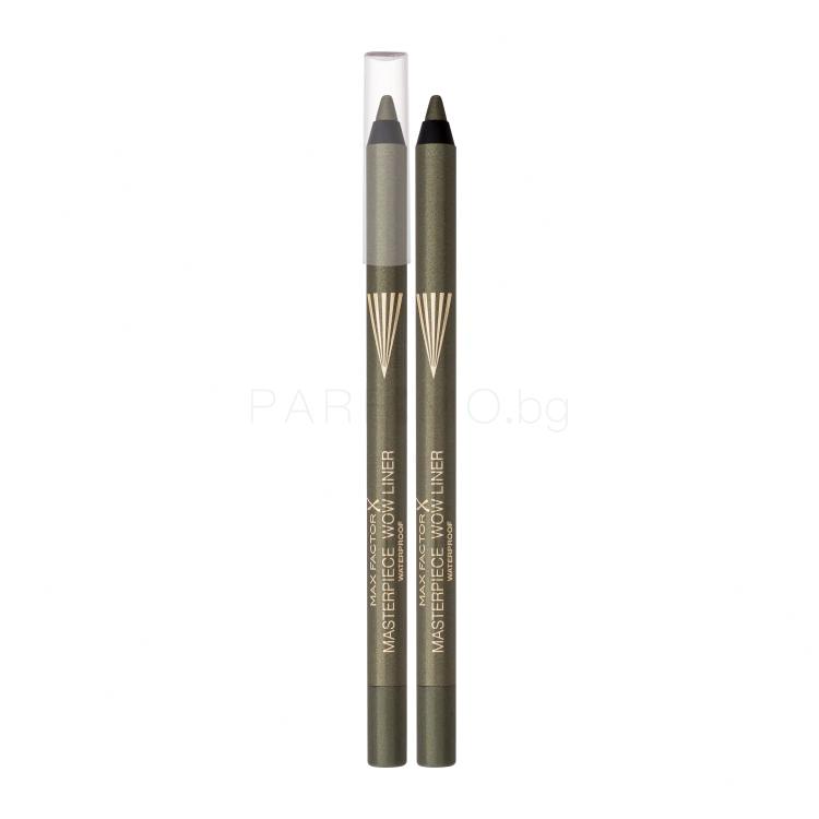 Max Factor Masterpiece Wow Liner Waterproof Молив за очи за жени 1,2 g Нюанс 625 Green Shimmer
