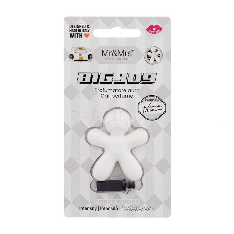 Mr&amp;Mrs Fragrance Big Joy Citrus Woods Ароматизатор за автомобил 1 бр