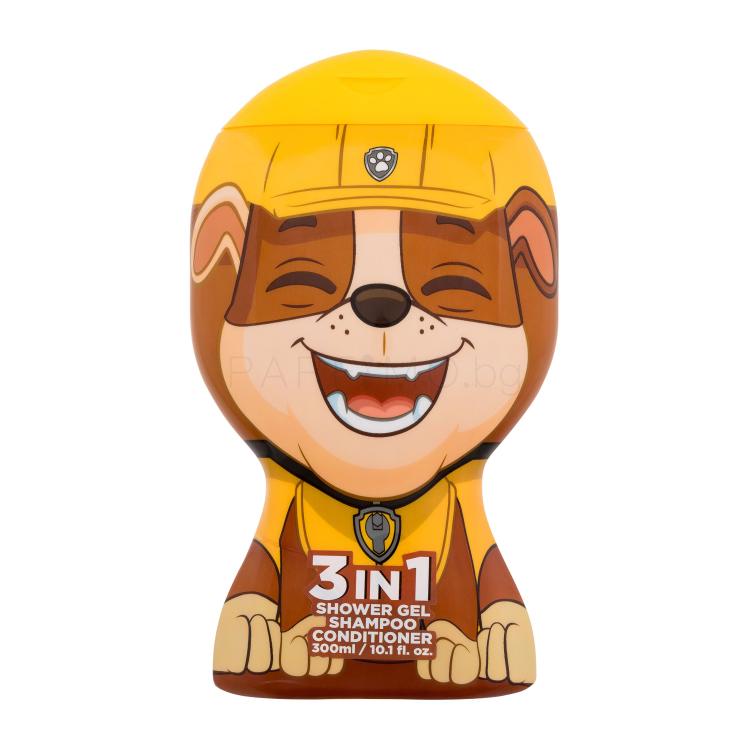 Nickelodeon Paw Patrol Rubble 3in1 Shower Gel, Shampoo &amp; Conditioner Душ гел за деца 300 ml
