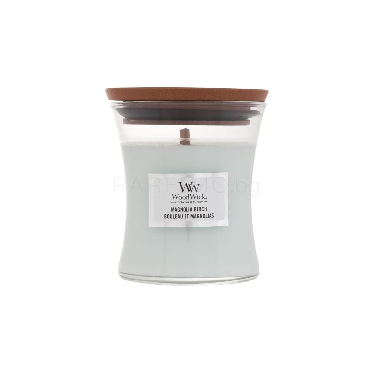 WoodWick Magnolia Birch Ароматна свещ 85 g