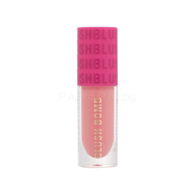 Makeup Revolution London Blush Bomb Руж за жени 4,6 ml Нюанс Dolly Rose