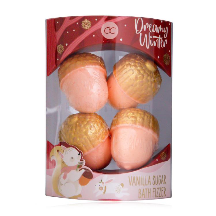 Accentra Dreamy Winter Vanilla Sugar Fizzer Бомбичка за вана 4x30 g
