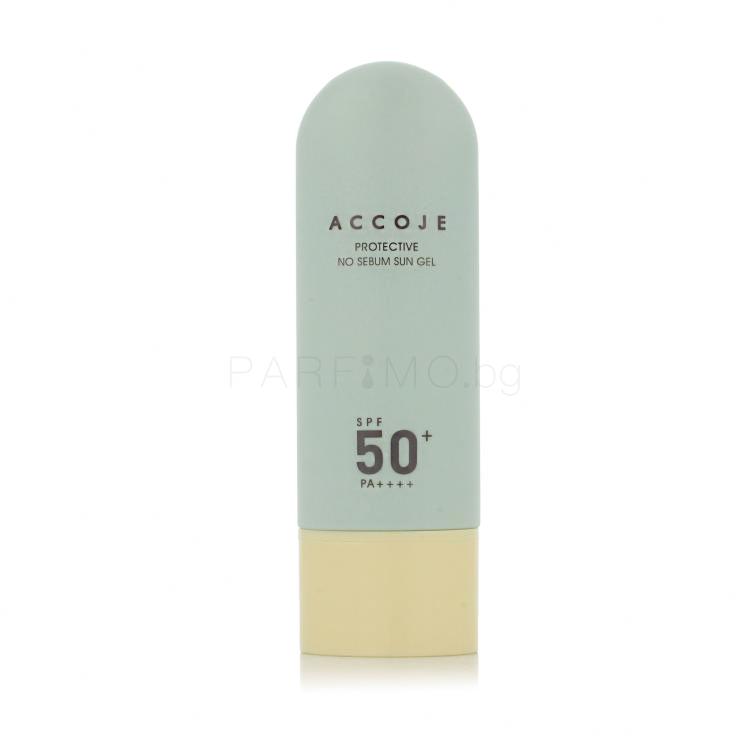 ACCOJE Protective No-Sebum Sun Gel SPF50+ Слънцезащитен продукт за лице 50 ml
