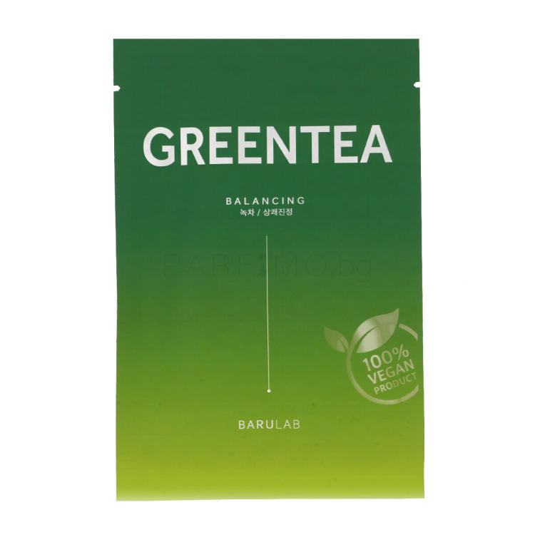Barulab Green Tea Balancing Face Mask Маска за лице 23 g