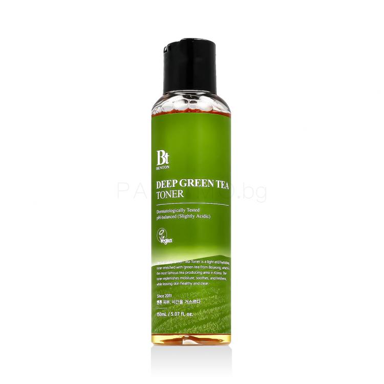 Benton Deep Green Tea Toner Лосион за лице 150 ml