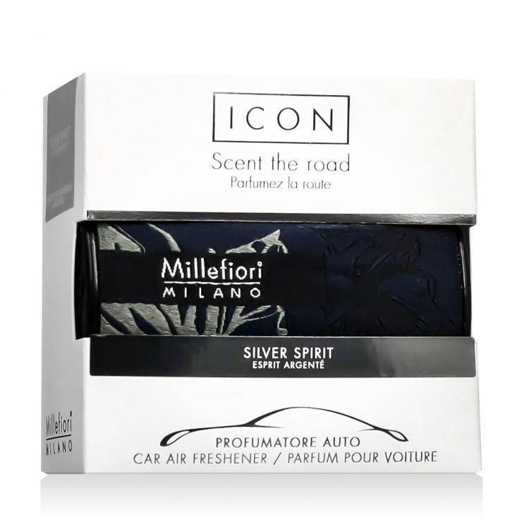 Millefiori Milano Icon Textile Silver Spirit Ароматизатор за автомобил 47 g