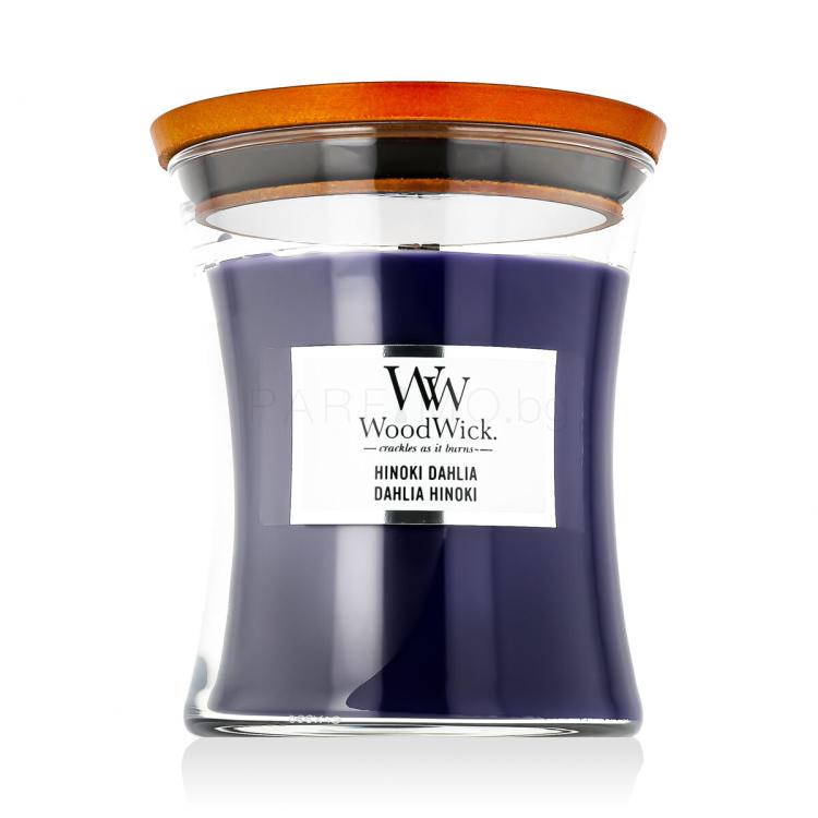 WoodWick Hinoki Dahlia Ароматна свещ 275 g