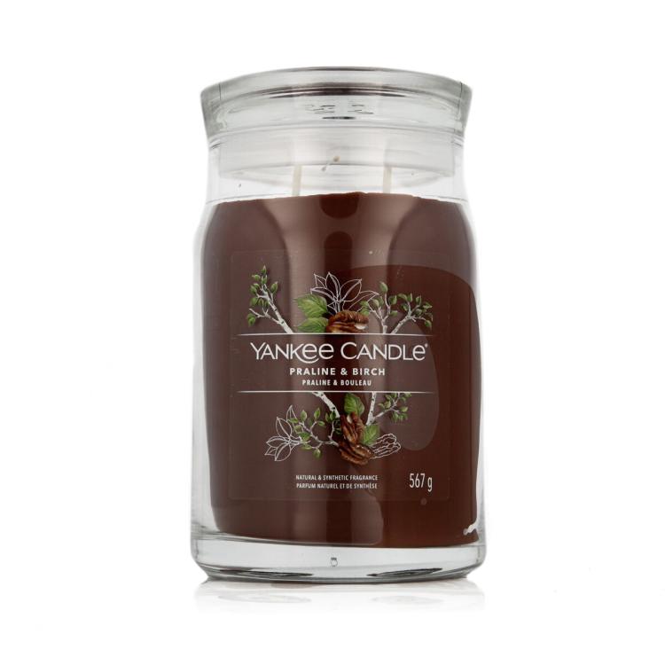 Yankee Candle Signature Praline &amp; Birch Ароматна свещ 567 g