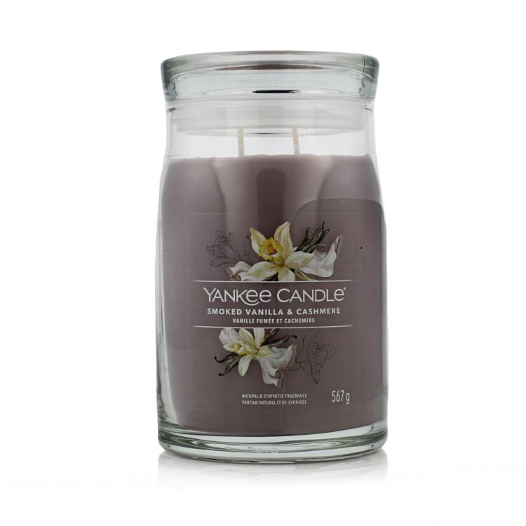 Yankee Candle Signature Smoked Vanilla &amp; Cashmere Ароматна свещ 567 g
