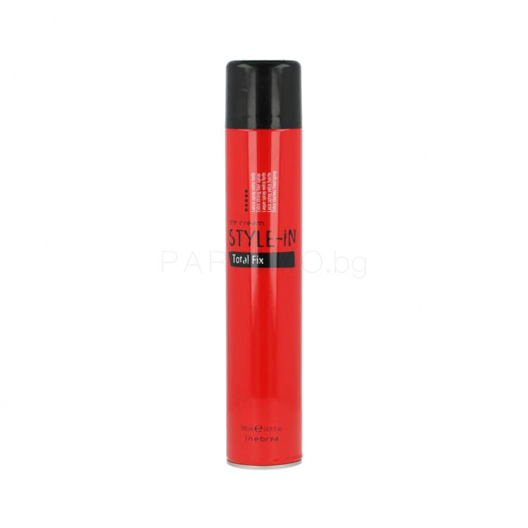 Inebrya Style-In Ice Cream Total Fix Hairspray Лак за коса 500 ml