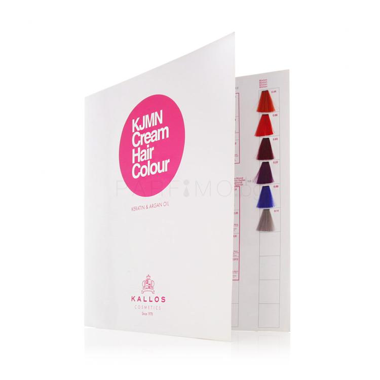 Kallos Cosmetics KJMN Cream Hair Colour Keratin &amp; Argan Oil Sampler Боя за коса за жени 1 бр