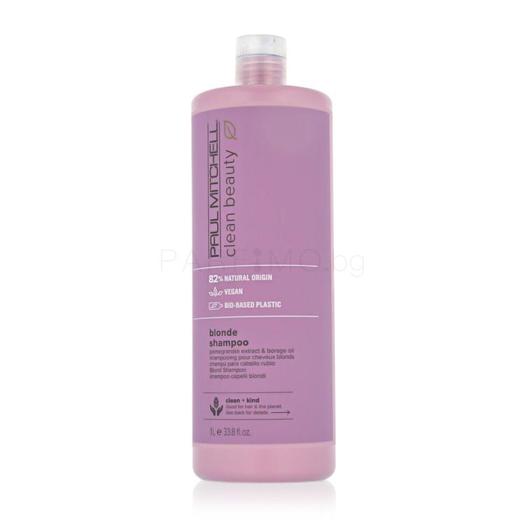 Paul Mitchell Clean Beauty Color Protect Blonde Shampoo Шампоан за жени 1000 ml