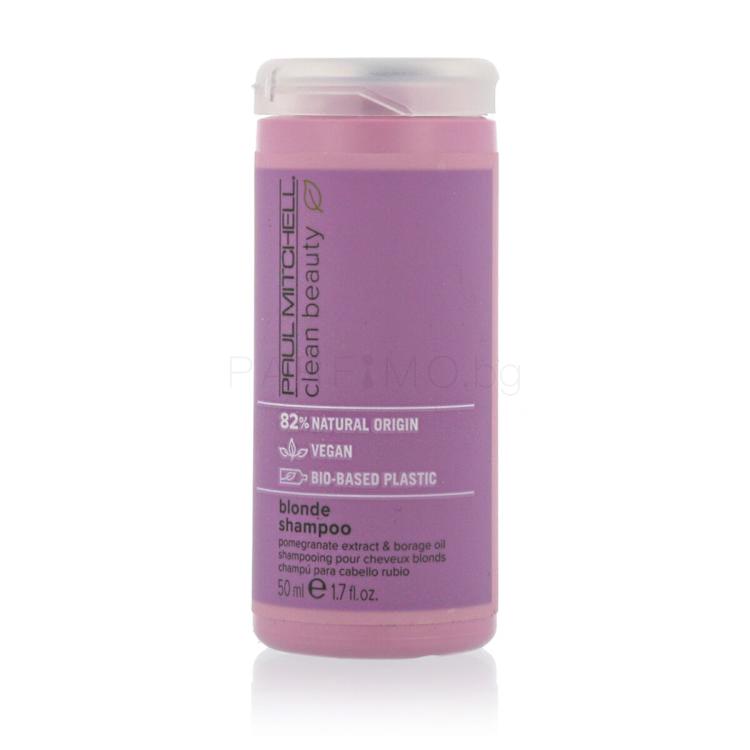 Paul Mitchell Clean Beauty Color Protect Blonde Shampoo Шампоан за жени 50 ml