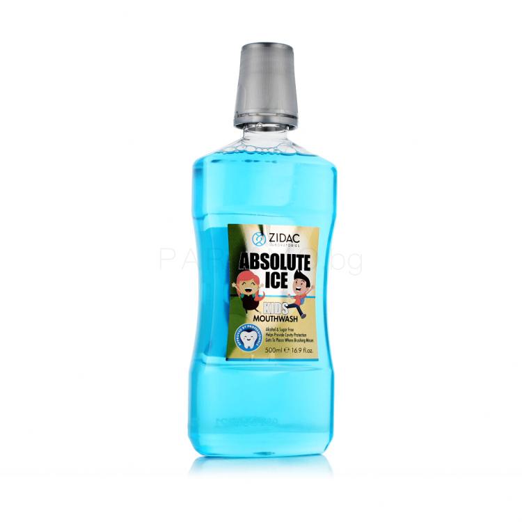Zidac Laboratories Absolute Ice Kids Mouthwash Вода за уста за деца 500 ml