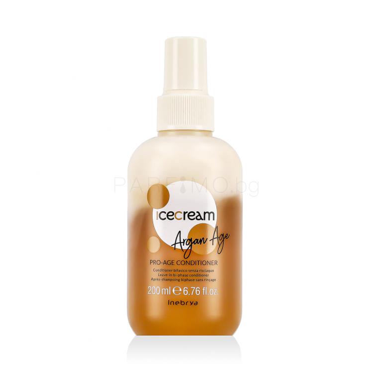 Inebrya Ice Cream Argan Age Pro-Age Conditioner Грижа „без отмиване“ 200 ml