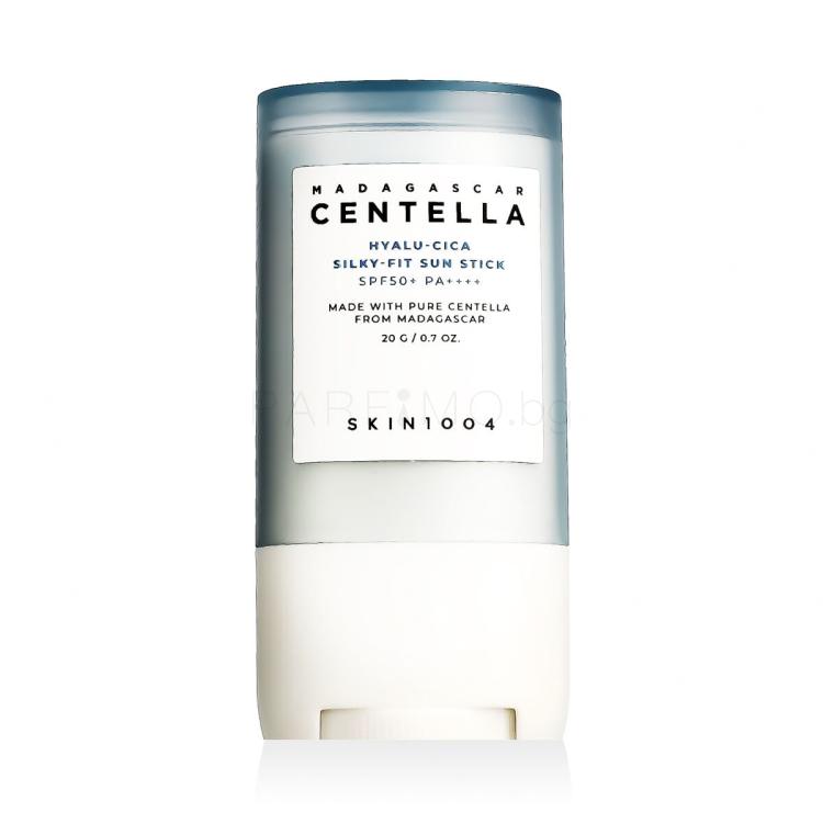 SKIN1004 Hyalu-Cica Silky-Fit Sun Stick SPF50+ Слънцезащитен продукт за лице за жени 20 g