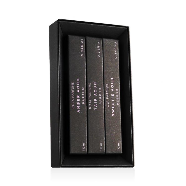 Roja Parfums Discovery Collection Подаръчен комплект Парфюм Amber Aoud 10 ml + Парфюм Taif Aoud 10 ml + Парфюм Sweetie Aoud 10 ml
