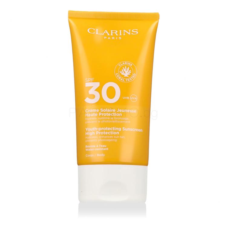 Clarins Sun Care Youth-Protecting Body Sunscreen SPF30 Слънцезащитна козметика за тяло 150 ml