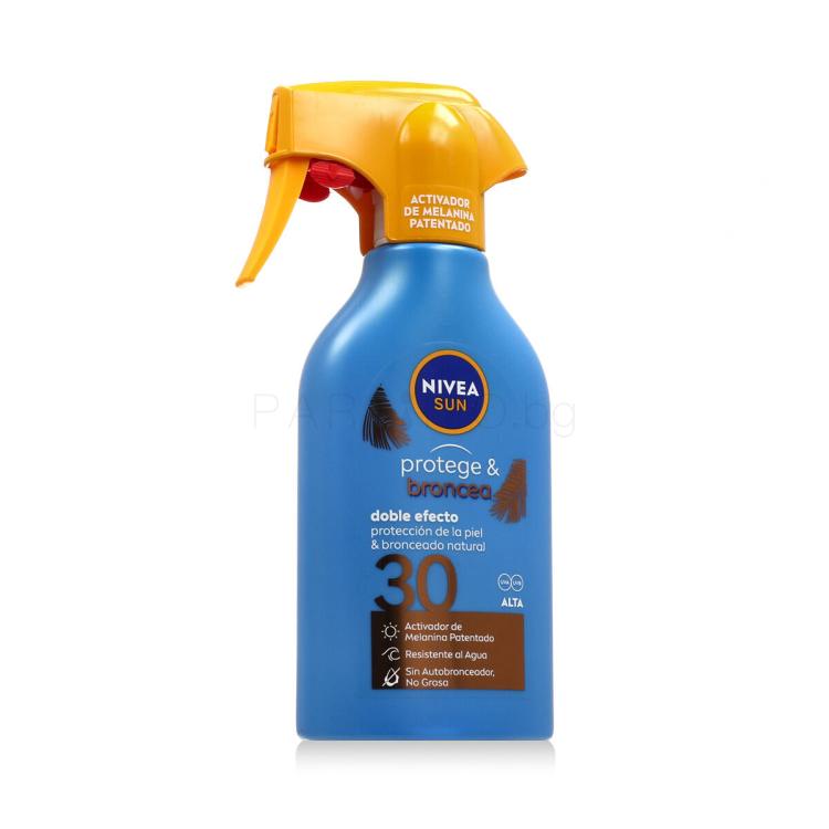 Nivea Sun Protect &amp; Bronze Dual Effect SPF30 Слънцезащитна козметика за тяло 200 ml