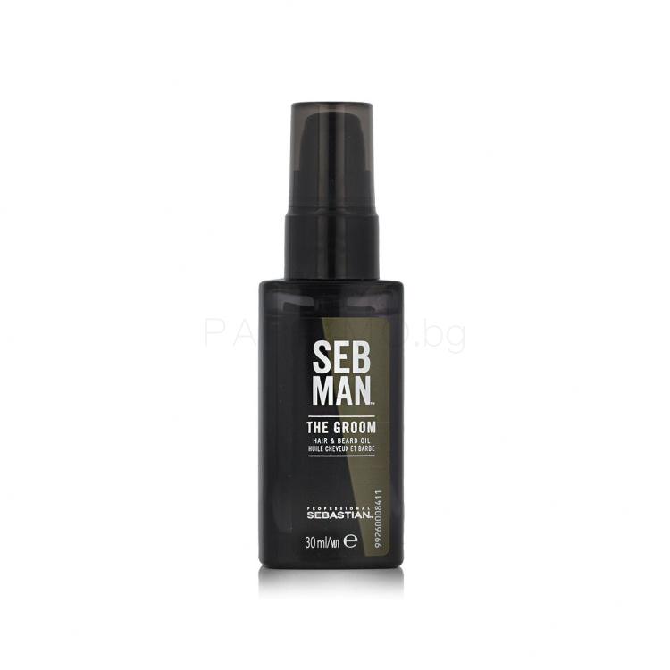 Sebastian Professional Seb Man The Groom Hair &amp; Beard Oil Масла за коса за мъже 30 ml