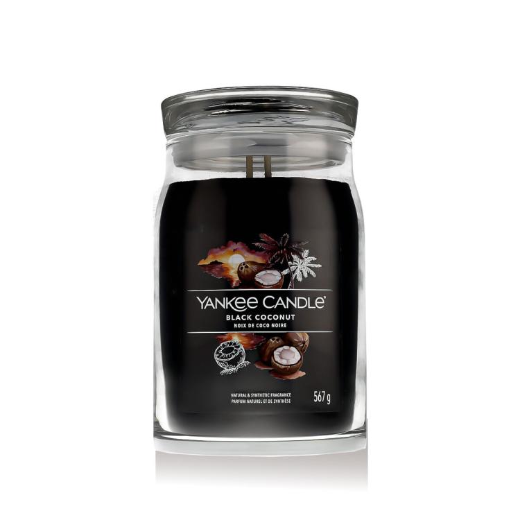 Yankee Candle Signature Black Coconut Ароматна свещ 567 g