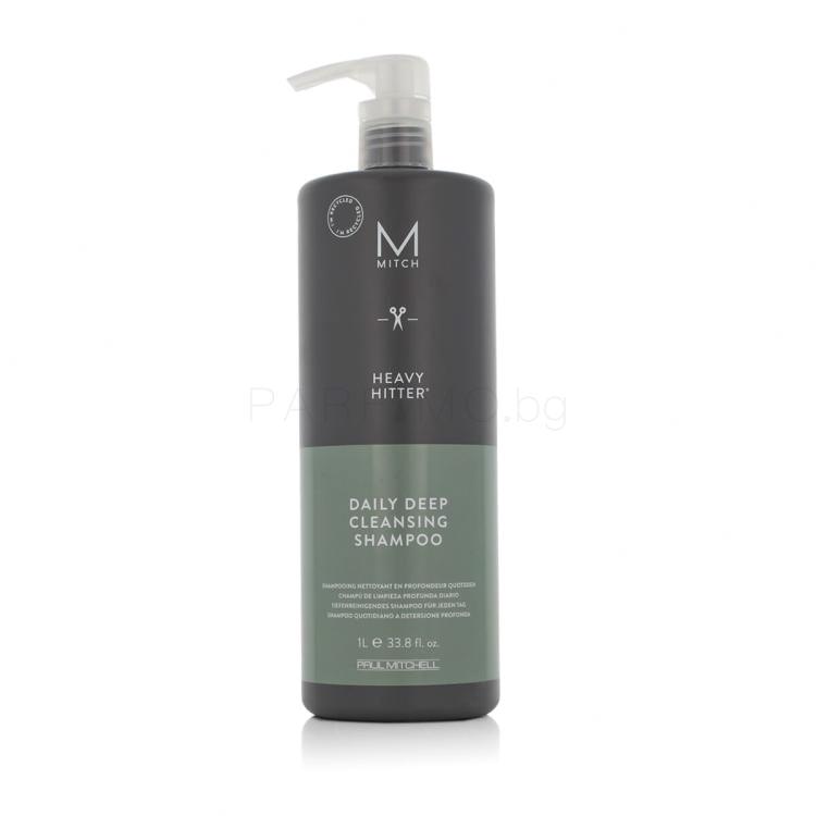 Paul Mitchell Mitch Heavy Hitter Daily Deep Cleansing Shampoo Шампоан за мъже 1000 ml