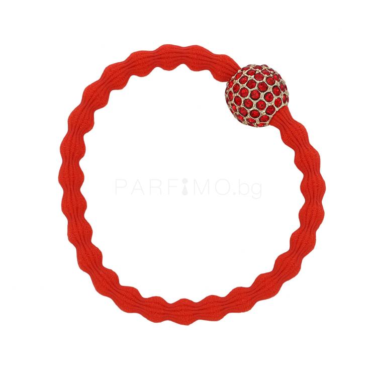 By Eloise London Bling Charms Disco Ball Ластик за коса за жени 1 бр Нюанс Warm Orange