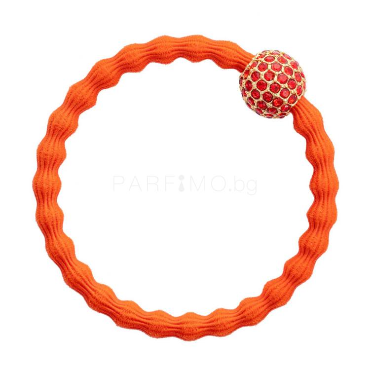 By Eloise London Bling Charms Disco Ball Ластик за коса за жени 1 бр Нюанс Warm Orange