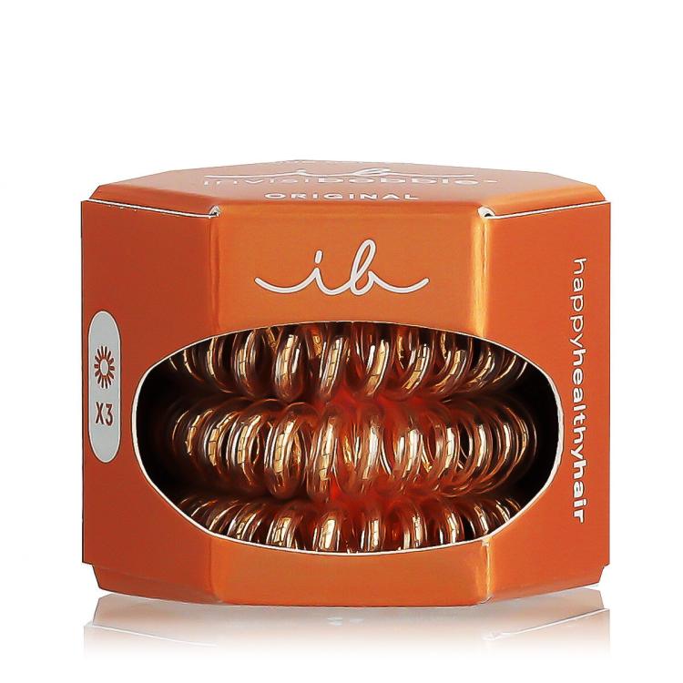 Invisibobble Premium Original Ластик за коса за жени Нюанс Bronze Me Pretty Комплект