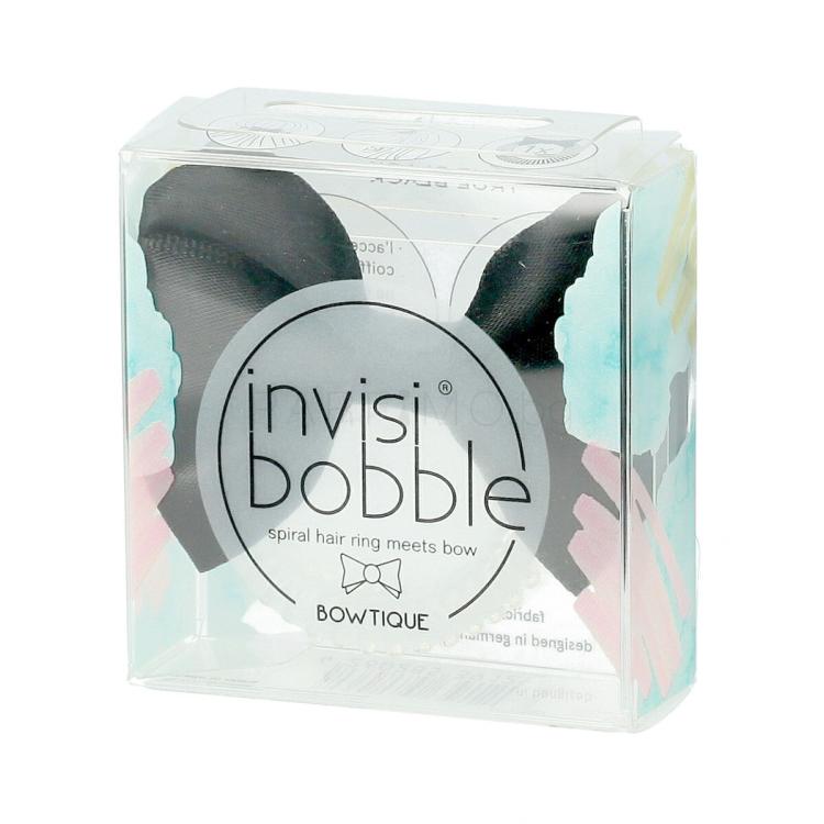 Invisibobble Bowtique Spiral Hair Ring Ластик за коса за жени 1 бр Нюанс True Black