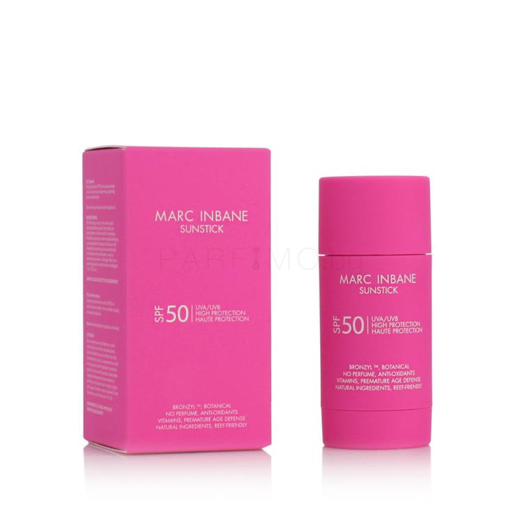 Marc Inbane Sunstick SPF50 Слънцезащитен продукт за лице 15 g Нюанс růžová