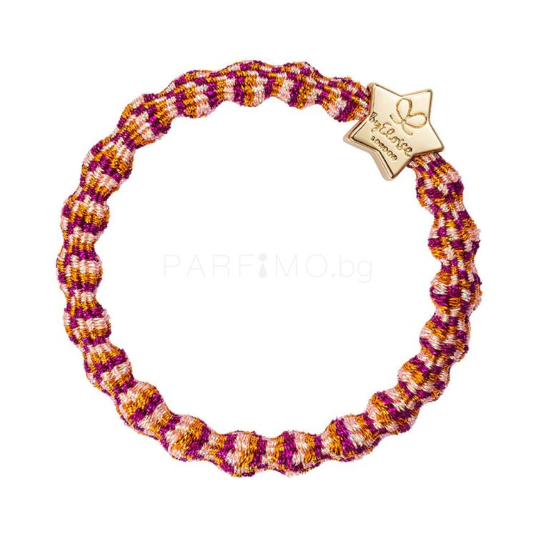By Eloise London Metallic Gold Star Ластик за коса за жени 1 бр Нюанс Carnival