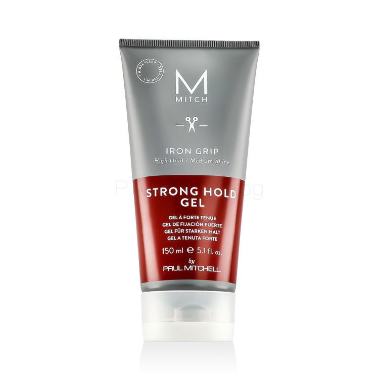 Paul Mitchell Mitch Iron Grip Strong Hold Gel Гел за коса за мъже 150 ml