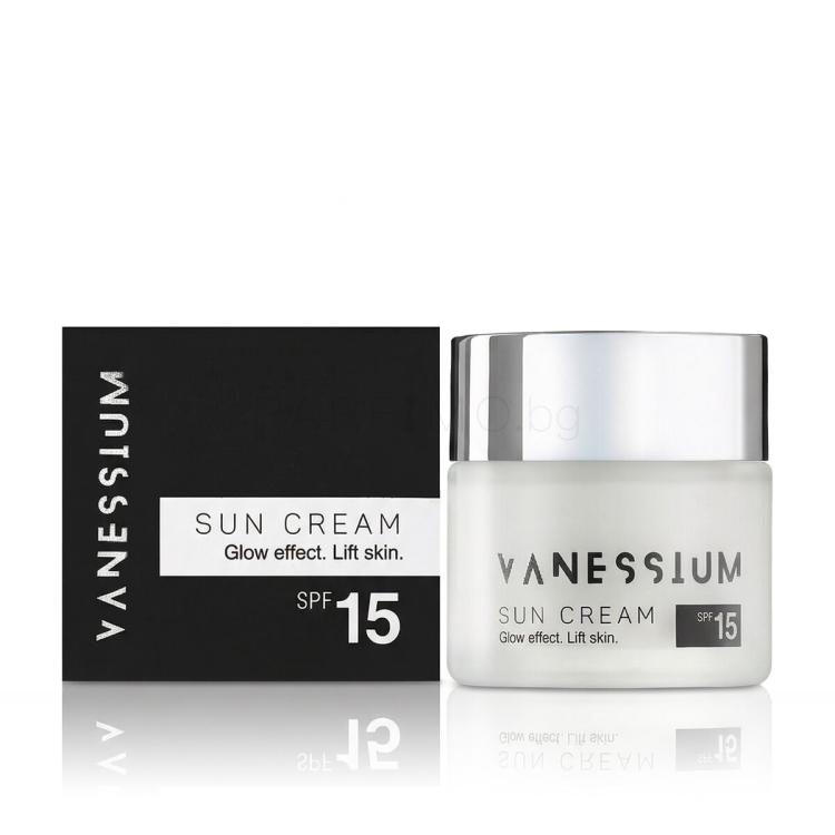 Vanessium Suncare Sun Cream SPF15 Слънцезащитен продукт за лице 50 ml