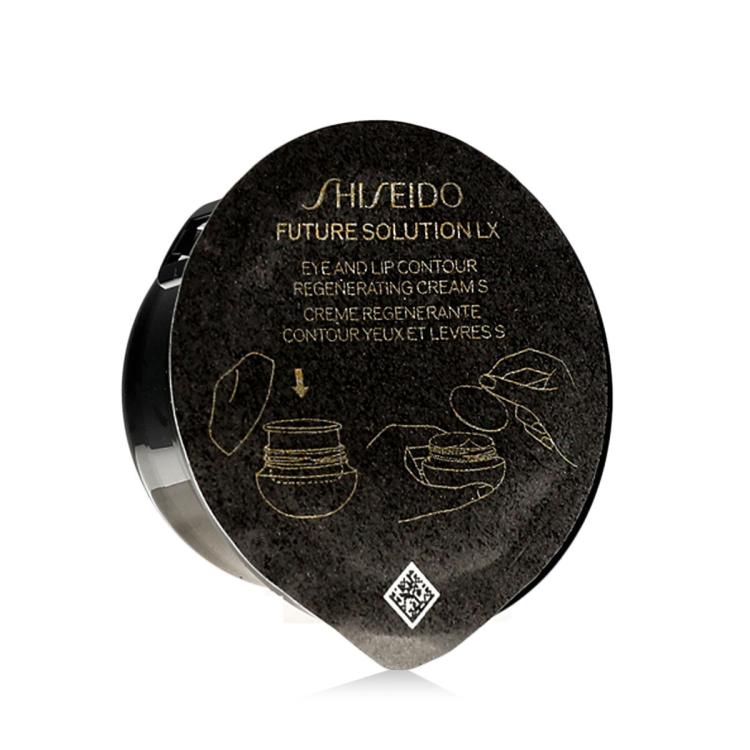 Shiseido Future Solution LX Eye And Lip Contour Regenerating Cream Околоочен крем за жени Пълнител 17 ml