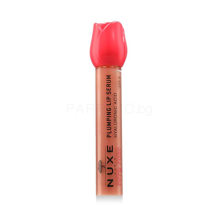 NUXE Very Rose Plumping Lip Serum Блясък за устни за жени 8 ml