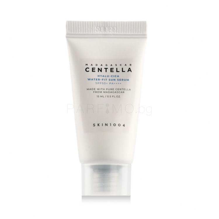 SKIN1004 Hyalu-Cica Water-Fit Sun Serum SPF50+ Слънцезащитен продукт за лице за жени 15 ml