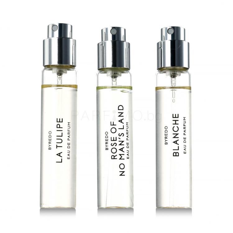 BYREDO La Sélection Florale Подаръчен комплект EDP Blanche 12 ml + EDP La Tulipe 12 ml + EDP Rose of No Man's Land 12 ml