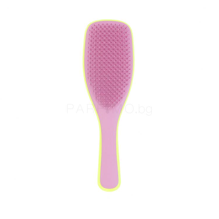 Tangle Teezer Wet Detangler Четка за коса за жени 1 бр Нюанс Hyper Yellow Rosebud