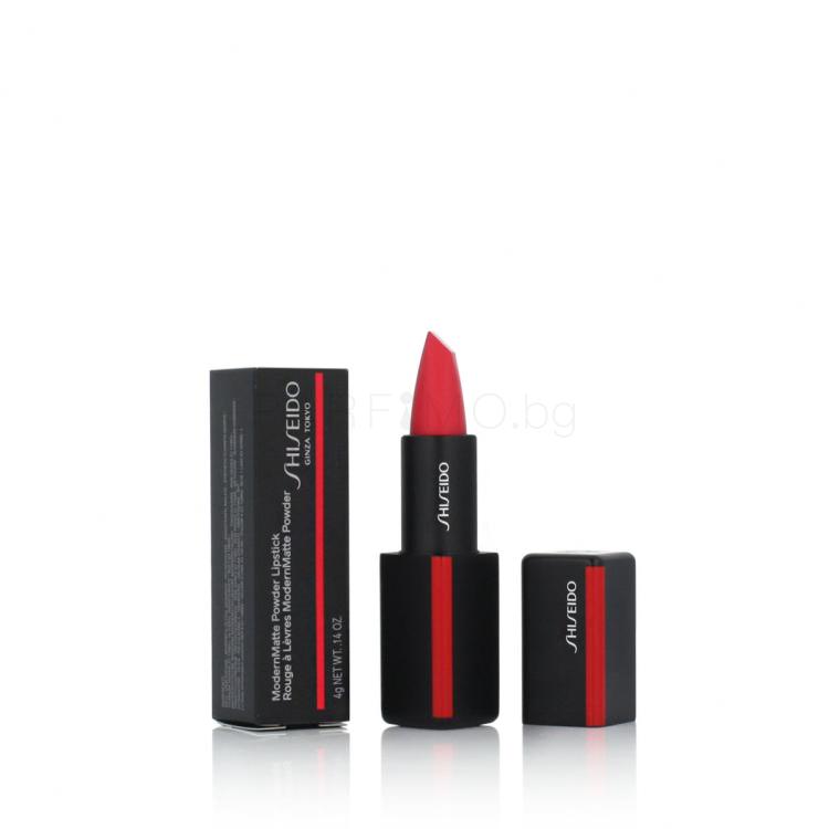 Shiseido ModernMatte Powder Lipstick Червило за жени 4 g Нюанс 513 Shock Wave