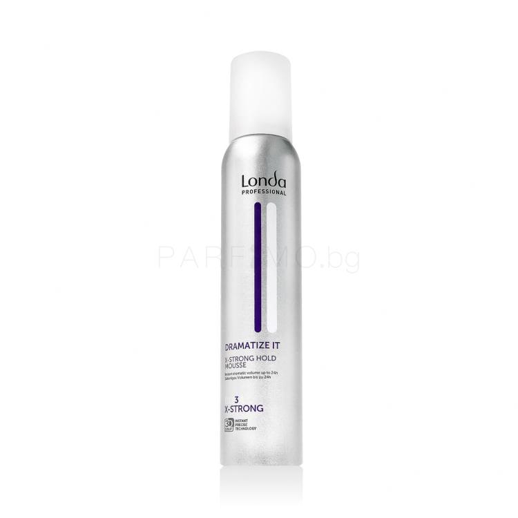 Londa Professional Dramatize It X-Strong Hold Mousse Втвърдител за коса за жени 200 ml