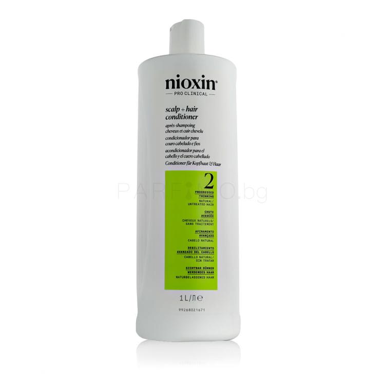 Nioxin System 2 Scalp + Hair Conditioner Балсам за коса за жени 1000 ml
